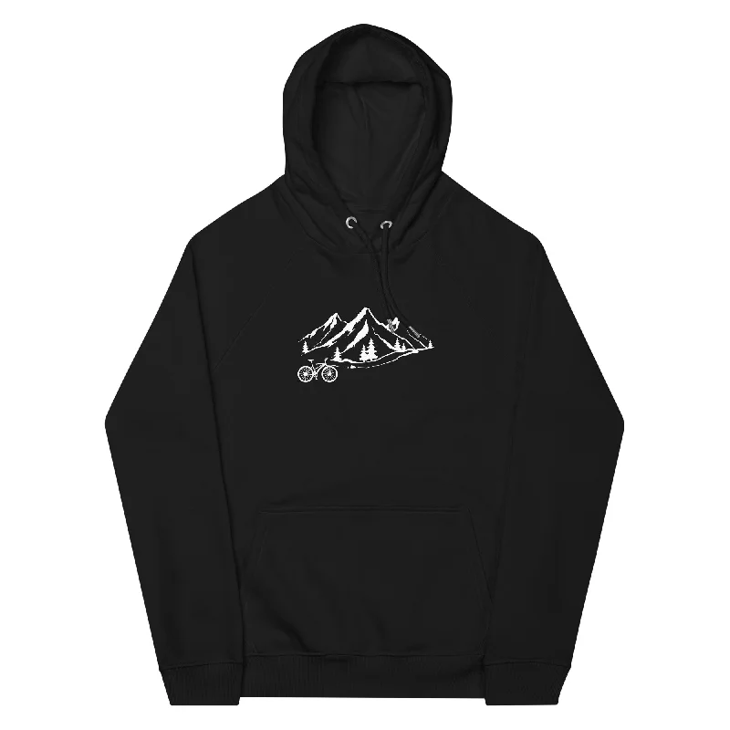 Berge 1 und Fahrrad - Unisex Premium Organic Hoodie Hoodie with Drop Shoulder Relaxed Streetwear Berge 1 und Fahrrad - Unisex Premium Organic Hoodie Hoodie with Drop Shoulder Relaxed Streetwear