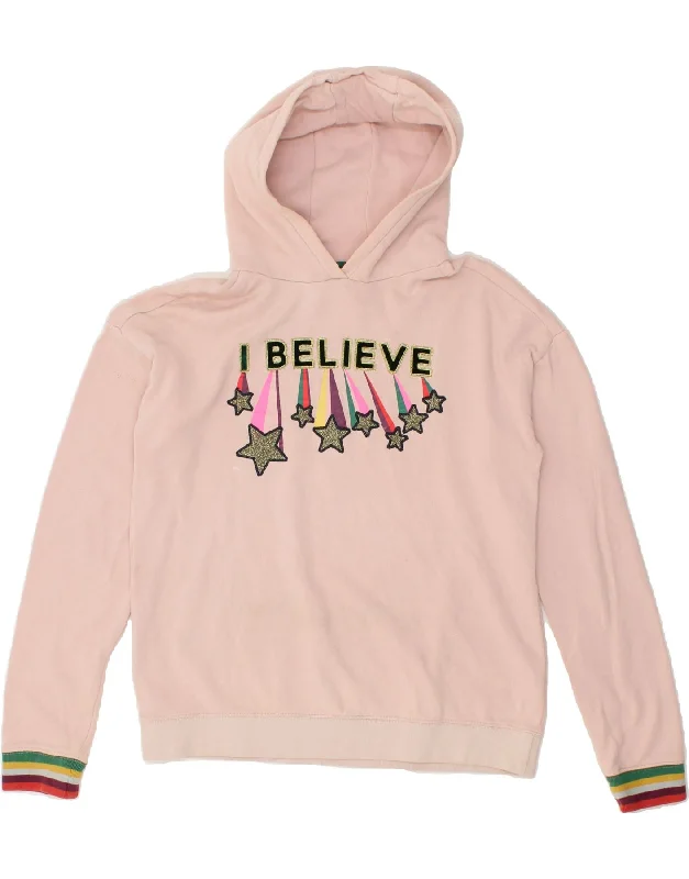 BODEN Girls Loose Fit Graphic Hoodie Jumper 15-16 Years Pink Cotton Hoodie with Hem Ribbing Snug Secure BODEN Girls Loose Fit Graphic Hoodie Jumper 15-16 Years Pink Cotton Hoodie with Hem Ribbing Snug Secure