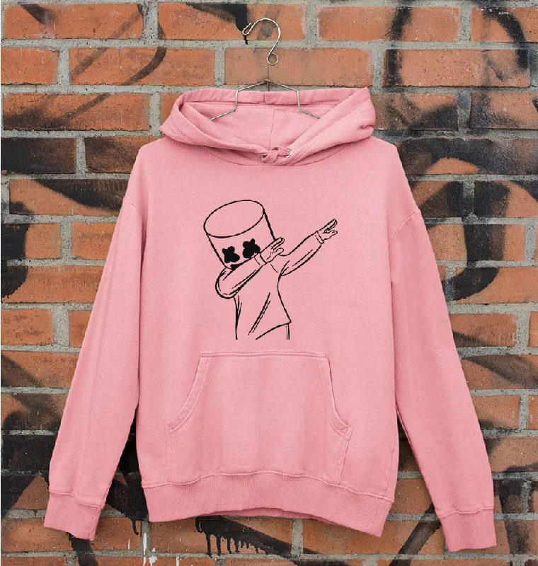 Dab Marshmello Unisex Hoodie for Men/Women Hoodie with Tied Waist Feminine Flattering Dab Marshmello Unisex Hoodie for Men/Women Hoodie with Tied Waist Feminine Flattering