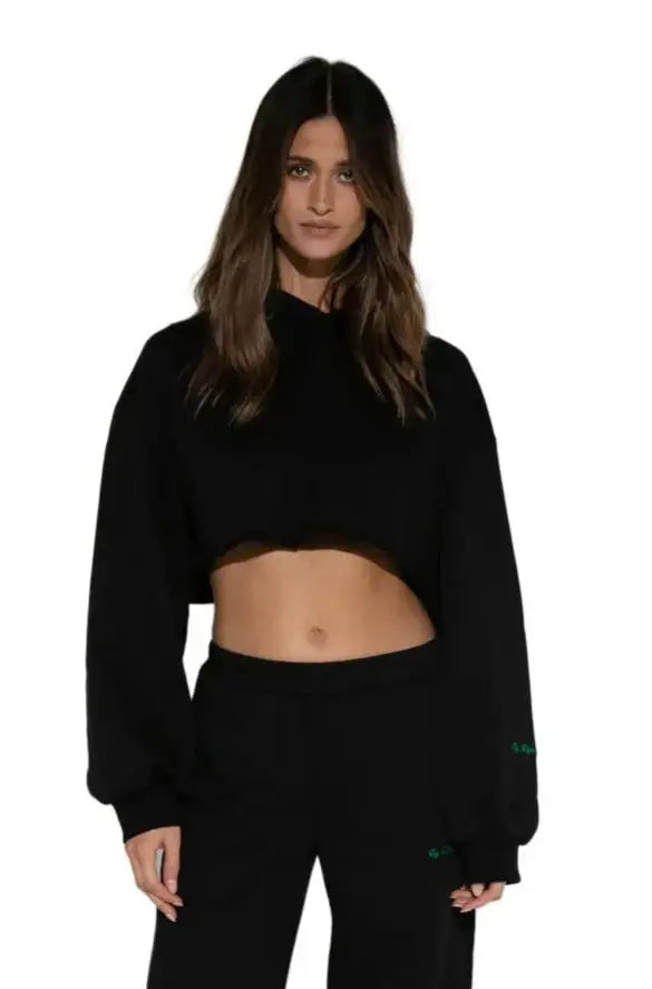 Darby Crop Hoodie Hoodie with Full-Zip Functional Layering