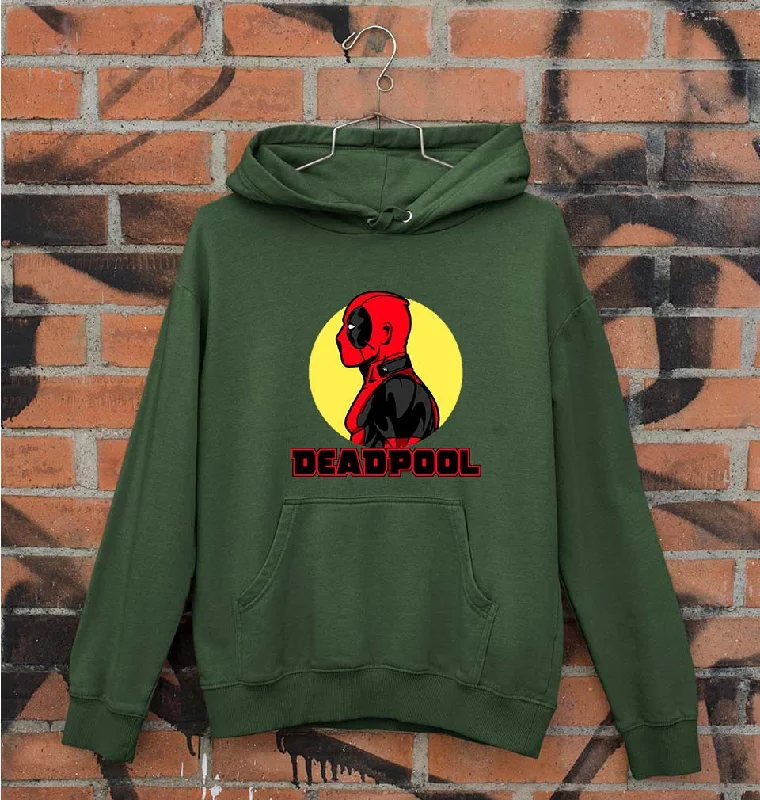 Deadpool Unisex Hoodie for Men/Women Hoodie with Hidden Zipper Minimalist Clean