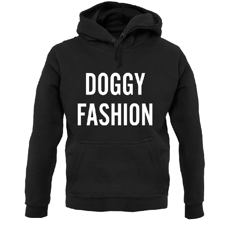 Doggy Fashion Unisex Hoodie Hoodie with Drawstring Waist Adjustable Fitted