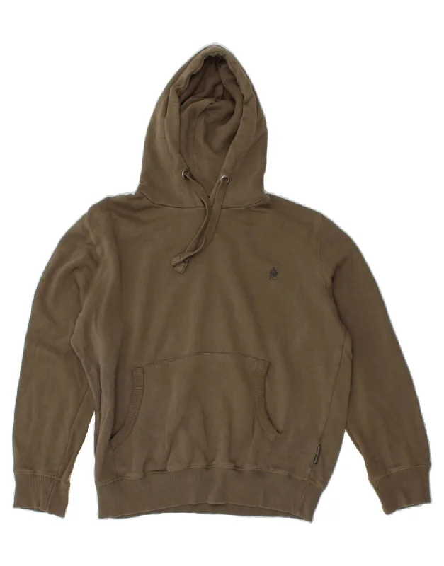 FRENCH CONNECTION Mens Hoodie Jumper Large Khaki Cotton Hoodie with Sequins Glamorous Eye-catching FRENCH CONNECTION Mens Hoodie Jumper Large Khaki Cotton Hoodie with Sequins Glamorous Eye-catching