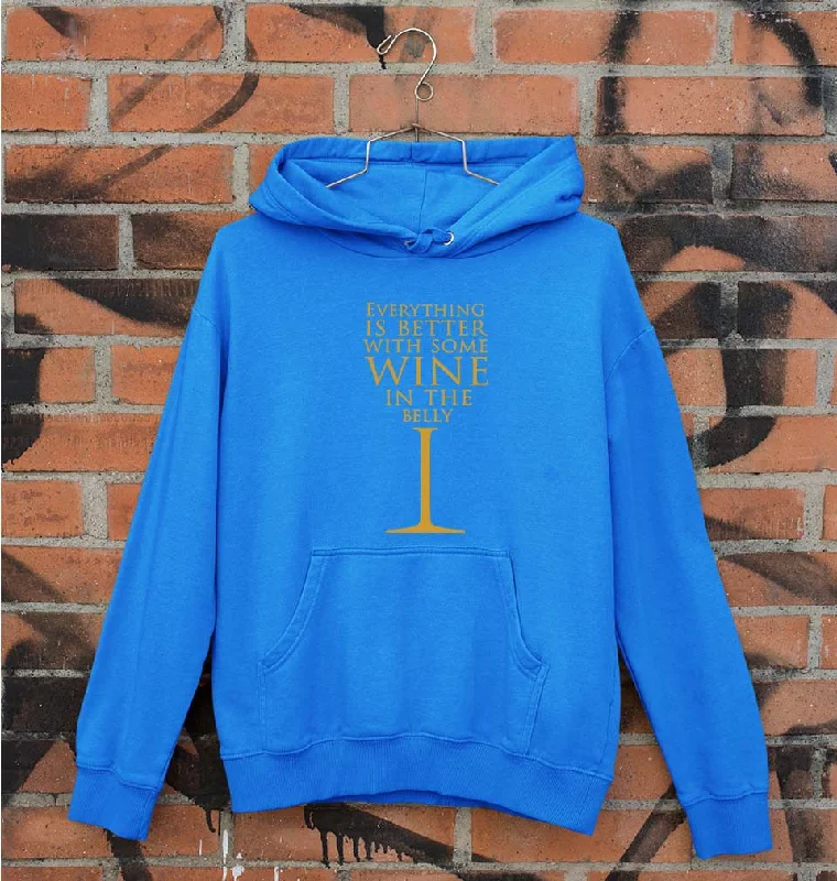 GOT Game Of Thrones Wine In The Belly Unisex Hoodie for Men/Women Hoodie with Applique Textured Unique GOT Game Of Thrones Wine In The Belly Unisex Hoodie for Men/Women Hoodie with Applique Textured Unique