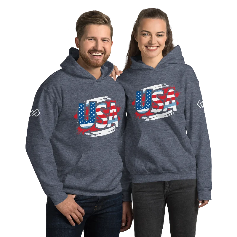 GYMPOLO Unisex USA Hoodie