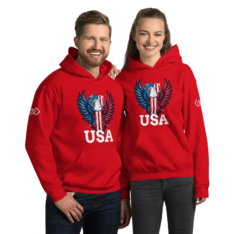 GYMPOLO Unisex USA Hoodie