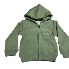 Infant Montauk The End Dolphin Zip-Up Hoodie Hoodie with Typography Text Message