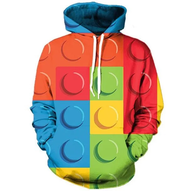 Men/Womens Lego Block Hoodie