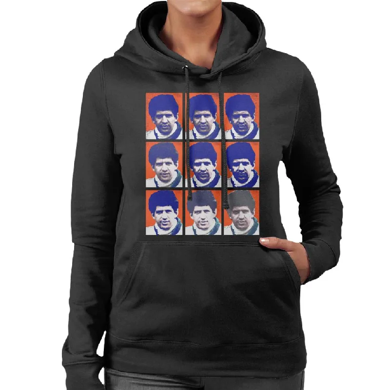 Motorsport Images Jody Scheckter 1979 Pop Art Women's Hooded Sweatshirt