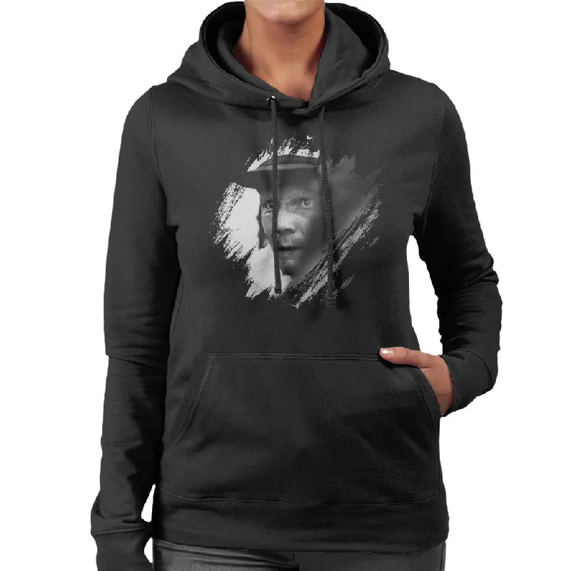 Motorsport Images Niki Lauda Wearing Good Year Hat Women's Hooded Sweatshirt