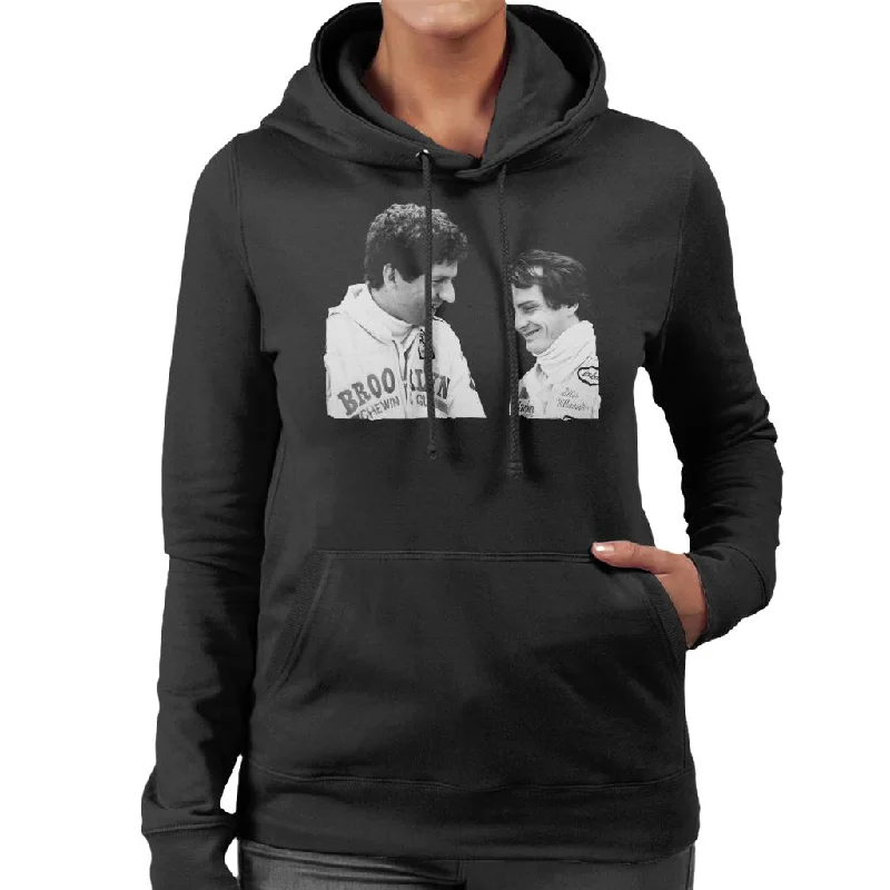 Motorsport Images Villeneuve & Scheckter Silverstone 1979 Women's Hooded Sweatshirt