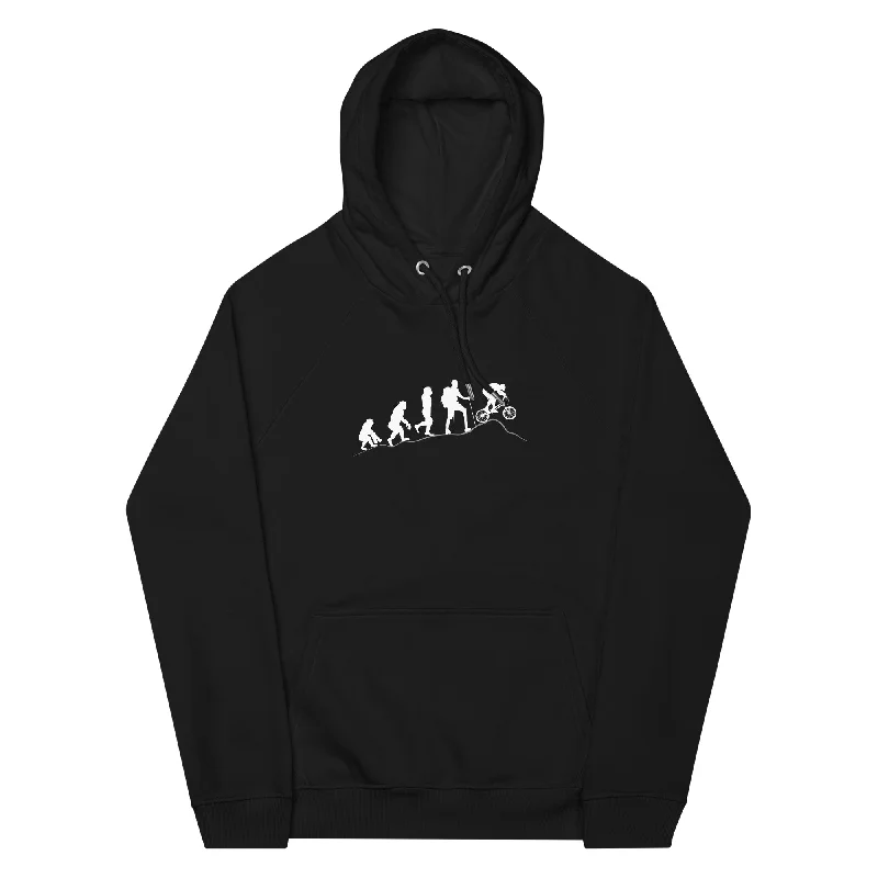 Mountainbike Evolution - (M) - Unisex Premium Organic Hoodie Hoodie with Crew Neck Simple Timeless Mountainbike Evolution - (M) - Unisex Premium Organic Hoodie Hoodie with Crew Neck Simple Timeless