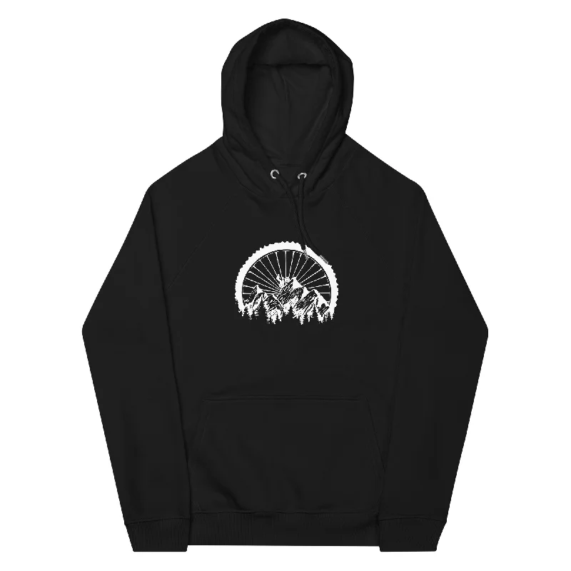 Mountainbike Geometrisch - (M) - Unisex Premium Organic Hoodie Hoodie with Puffed Sleeves Voluminous Trendy Mountainbike Geometrisch - (M) - Unisex Premium Organic Hoodie Hoodie with Puffed Sleeves Voluminous Trendy