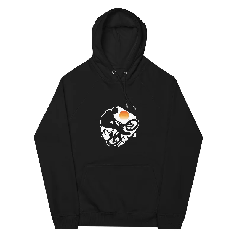 Mountainbike Jump - (M) - Unisex Premium Organic Hoodie Hoodie with Drop Shoulder Relaxed Streetwear Mountainbike Jump - (M) - Unisex Premium Organic Hoodie Hoodie with Drop Shoulder Relaxed Streetwear
