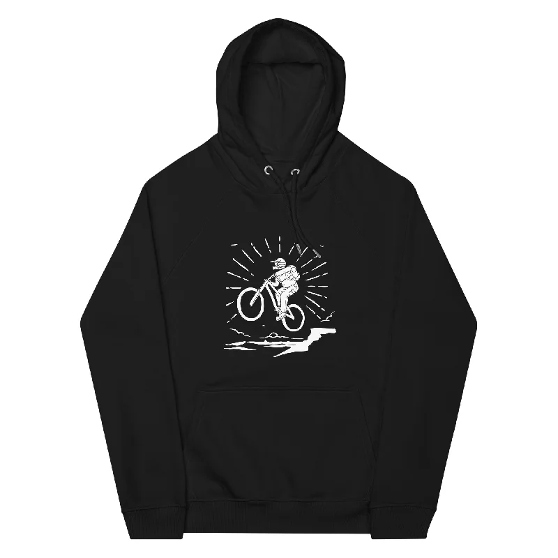 Mountainbiken - (M) - Unisex Premium Organic Hoodie Hoodie with Oversized Fit Loose Comfortable Mountainbiken - (M) - Unisex Premium Organic Hoodie Hoodie with Oversized Fit Loose Comfortable