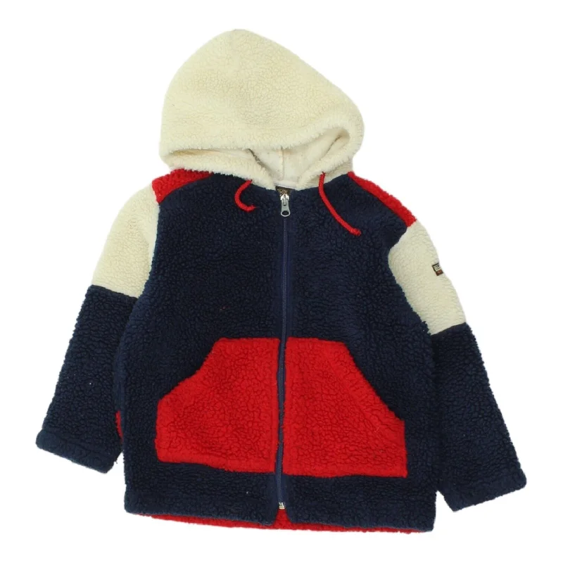 Napapijri Boys Navy White Red Hoodie Fleece Jacket | Kids Designer VTG Hoodie with Hem Embroidery Detailed Premium Napapijri Boys Navy White Red Hoodie Fleece Jacket | Kids Designer VTG Hoodie with Hem Embroidery Detailed Premium