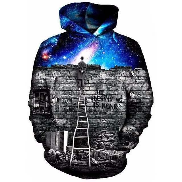 Night Sky Wall Hoodie