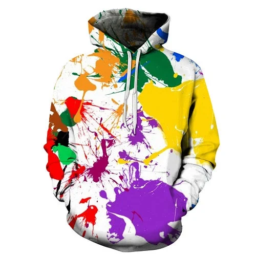 Paint Splash Art A Hoodie