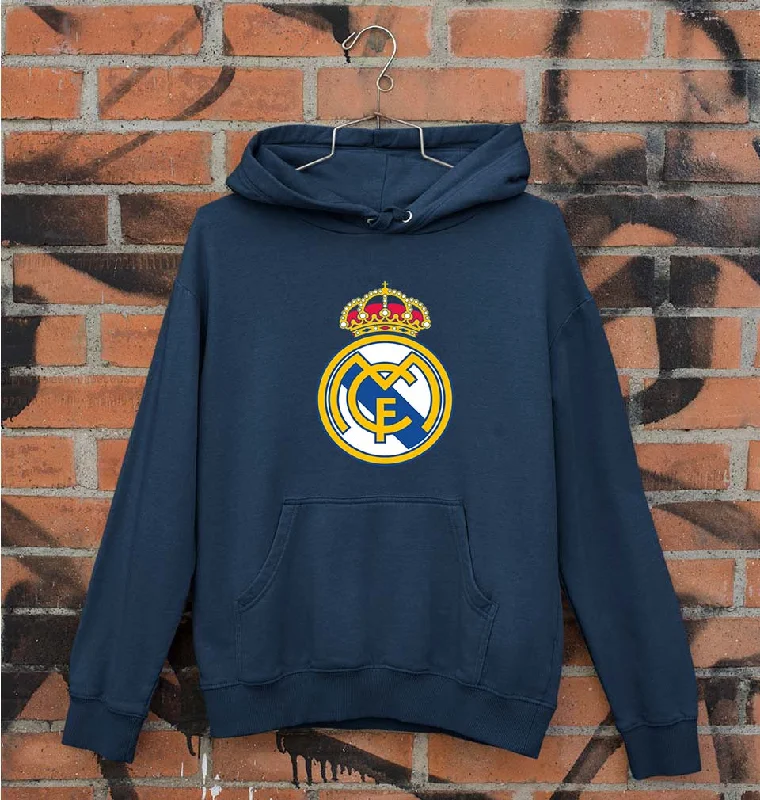 Real Madrid Unisex Hoodie for Men/Women Hoodie with Contrast Stitching Detailed Premium Real Madrid Unisex Hoodie for Men/Women Hoodie with Contrast Stitching Detailed Premium