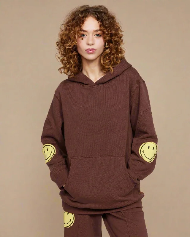 Samii Ryan Smiley® Oversized Hoodie Hoodie with Velcro Closure Adjustable Secure