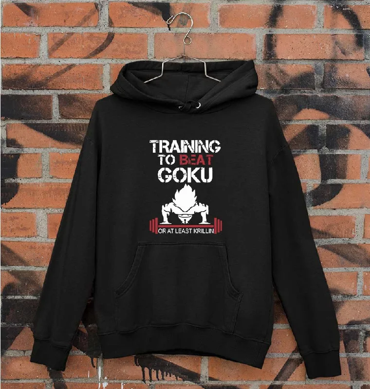 Training To Beat Goku Unisex Hoodie for Men/Women Hoodie with Raglan Sleeves Sporty Comfortable Training To Beat Goku Unisex Hoodie for Men/Women Hoodie with Raglan Sleeves Sporty Comfortable