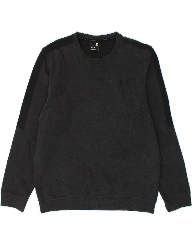 UNDER ARMOUR Mens Sweatshirt Jumper Large Grey Hoodie with Metallic Shiny Futuristic UNDER ARMOUR Mens Sweatshirt Jumper Large Grey Hoodie with Metallic Shiny Futuristic