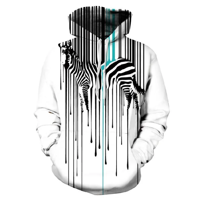 Zebra Art Hoodie