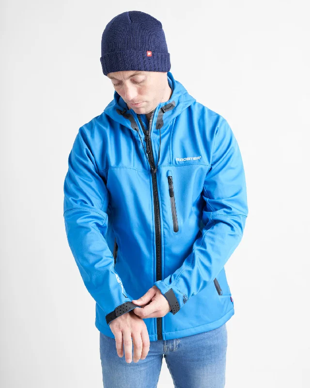 Soft Shell Jacket Zippered Front Buttoned Front Snap Front
