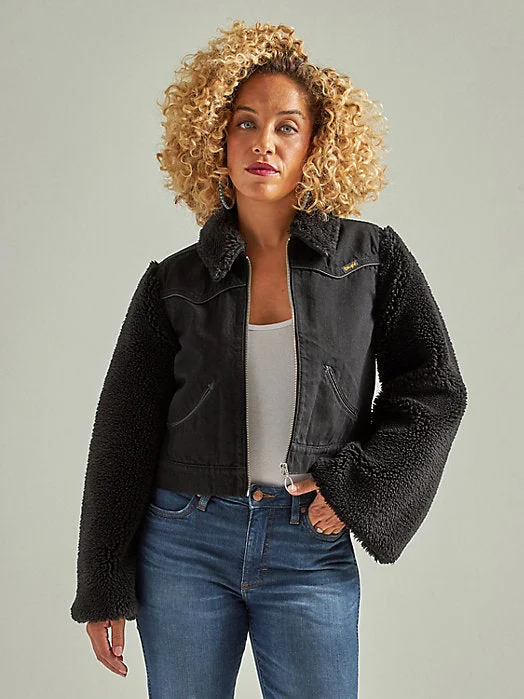 70s Sherpa Jacket Toggled Jacket Drawstring Jacket Belted Jacket