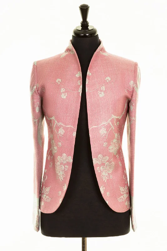 Anya Jacket in Rococo Pink Striped Jacket Polka Dot Jacket Floral Jacket