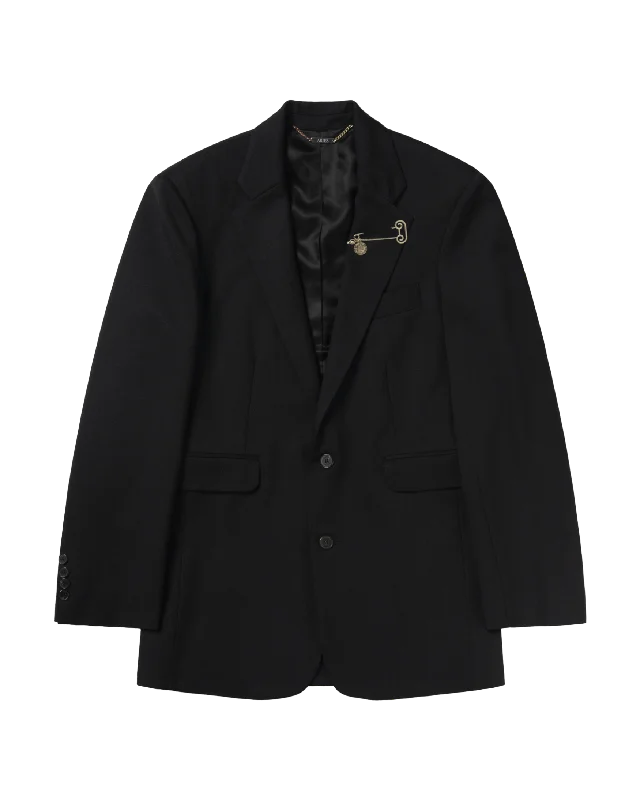 Single Breasted Tailored Jacket Print Jacket Jacquard Jacket Embroidered Jacket