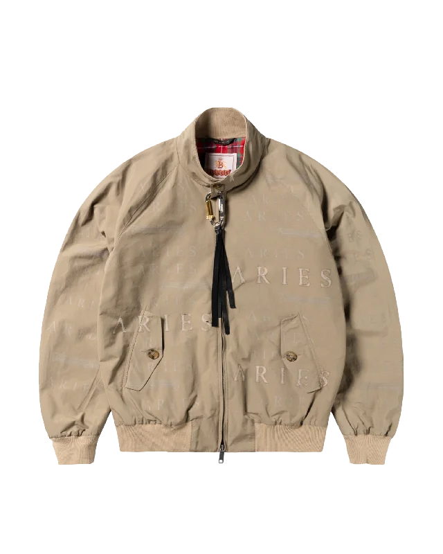 Aries x Baracuta Lasered G9 Harrington Jacket Oversized Jacket Tailored Jacket Straight Jacket Aries x Baracuta Lasered G9 Harrington Jacket Oversized Jacket Tailored Jacket Straight Jacket