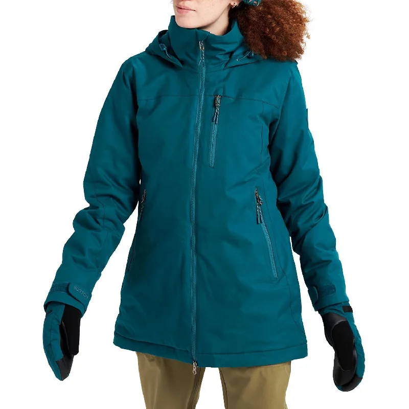 Burton Lelah Jacket 2022 - Women's Snowboard Jacket One-Shoulder Jacket Off-the-Shoulder Jacket Asymmetrical Jacket Burton Lelah Jacket 2022 - Women's Snowboard Jacket One-Shoulder Jacket Off-the-Shoulder Jacket Asymmetrical Jacket