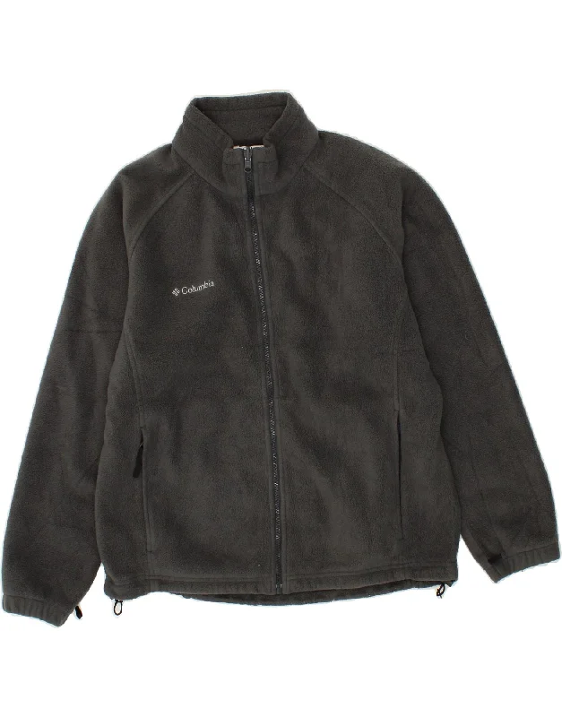 COLUMBIA Womens Fleece Jacket UK 18 XL Grey Polyester Herringbone Jacket Checkered Jacket Solid Jacket COLUMBIA Womens Fleece Jacket UK 18 XL Grey Polyester Herringbone Jacket Checkered Jacket Solid Jacket