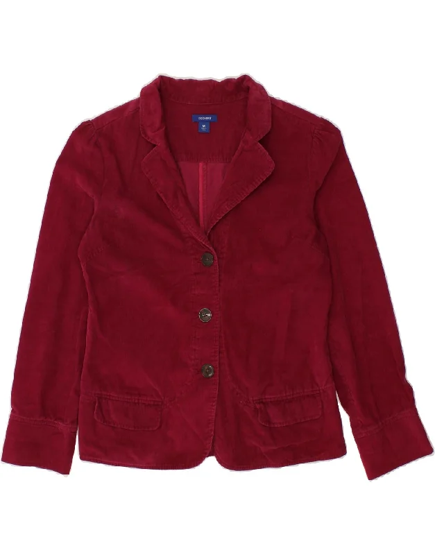 DOCKERS Womens 3 Button Corduroy Blazer Jacket UK 14 Medium Pink Cotton Print Jacket Jacquard Jacket Embroidered Jacket DOCKERS Womens 3 Button Corduroy Blazer Jacket UK 14 Medium Pink Cotton Print Jacket Jacquard Jacket Embroidered Jacket