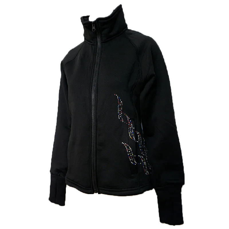 Figure Skating Jacket - XXL Women Cotton Fabric Linen Fabric Terry Fabric
