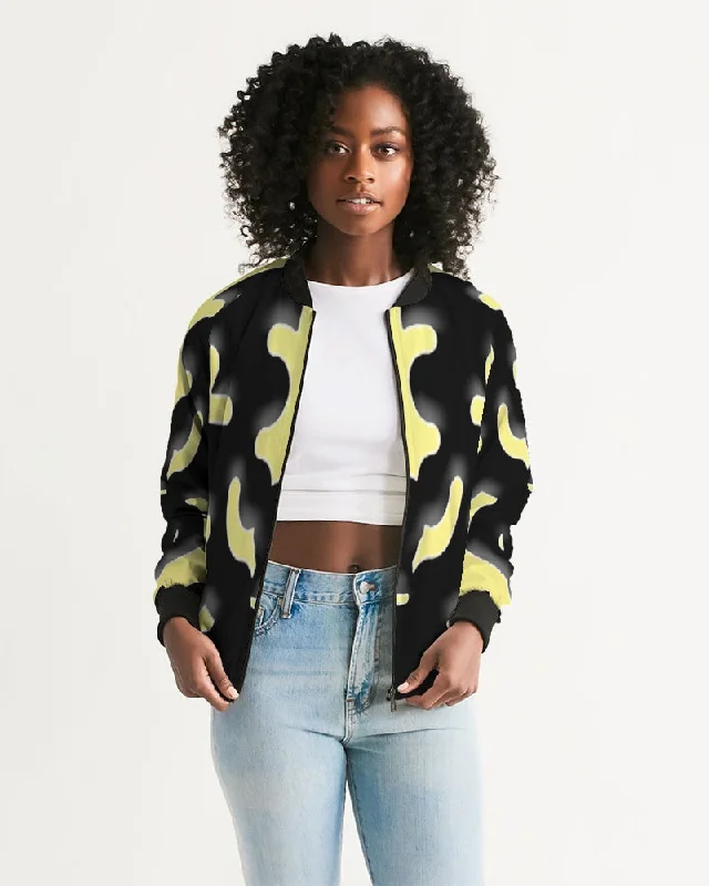 FZ MANGO Women's Bomber Jacket Mesh Jacket Canvas Jacket Denim Jacket