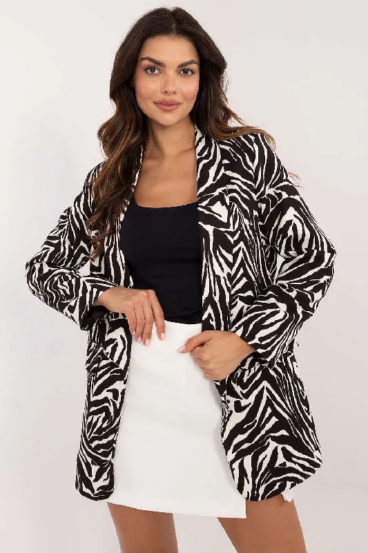 Jacket Italy Moda Hooded Jacket Caped Jacket Shawl Collar Jacket