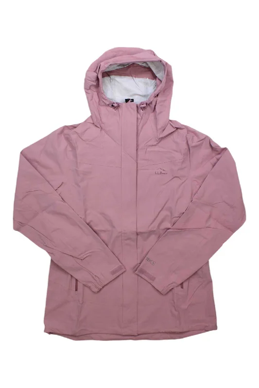 L.L.Bean Women's Cresta Stretch Rain Jacket Satin Fabric Silk Fabric Chiffon Fabric