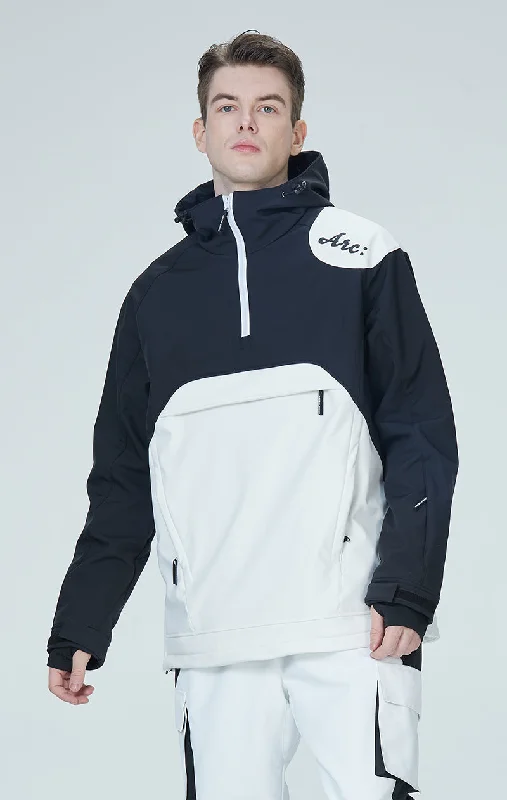 Men's Arctic Queen Mountain Star Color Block Anorak Snow Jacket Bomber Jacket Anorak Windbreaker Men's Arctic Queen Mountain Star Color Block Anorak Snow Jacket Bomber Jacket Anorak Windbreaker