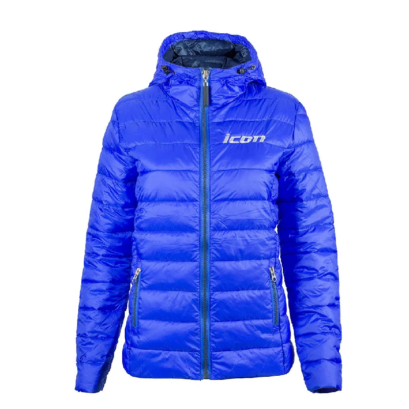 Women's ICON Embroidered Quilted Hooded 'Puffer' Jacket Cotton Jacket Linen Jacket Terry Jacket Women's ICON Embroidered Quilted Hooded 'Puffer' Jacket Cotton Jacket Linen Jacket Terry Jacket