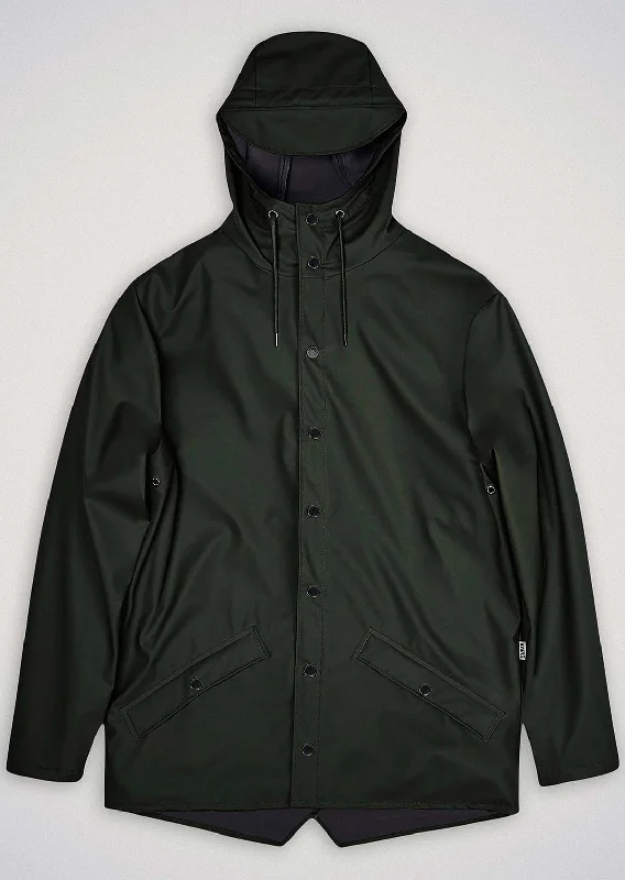 RAINS Unisex W3 Jacket Oversized Jacket Tailored Jacket Straight Jacket