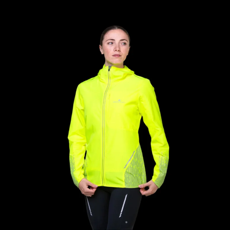 Ronhill | Women's Tech Reflect Jacket - Fluo Yellow/Reflect Herringbone Jacket Checkered Jacket Solid Jacket Ronhill | Women's Tech Reflect Jacket - Fluo Yellow/Reflect Herringbone Jacket Checkered Jacket Solid Jacket