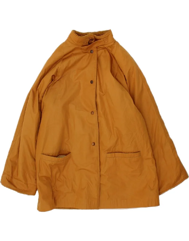 VINTAGE Womens Sherpa Windbreaker Jacket UK 16 Large Brown Welt Pockets Slit Pockets Flap Pockets VINTAGE Womens Sherpa Windbreaker Jacket UK 16 Large Brown Welt Pockets Slit Pockets Flap Pockets