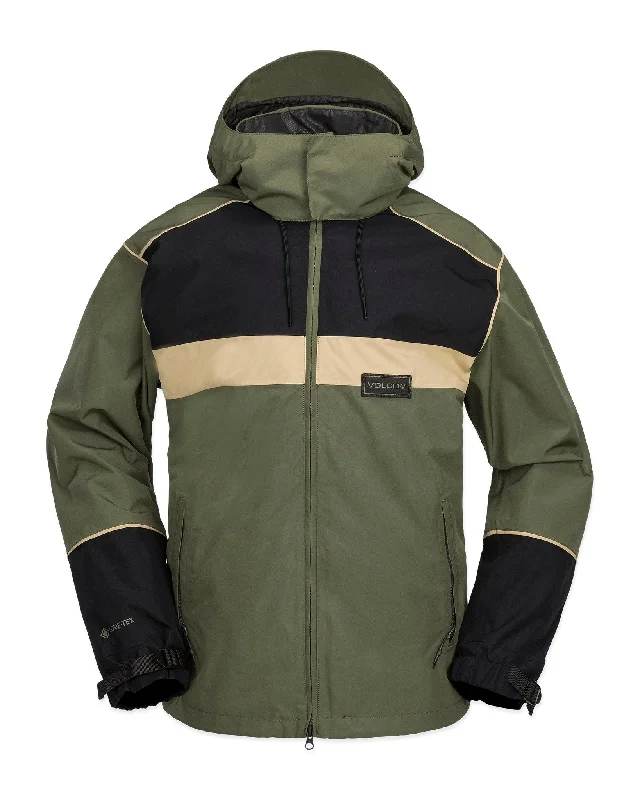 Volcom DLM Gore Tex Jacket Elasticated Jacket Padded Jacket Insulated Jacket