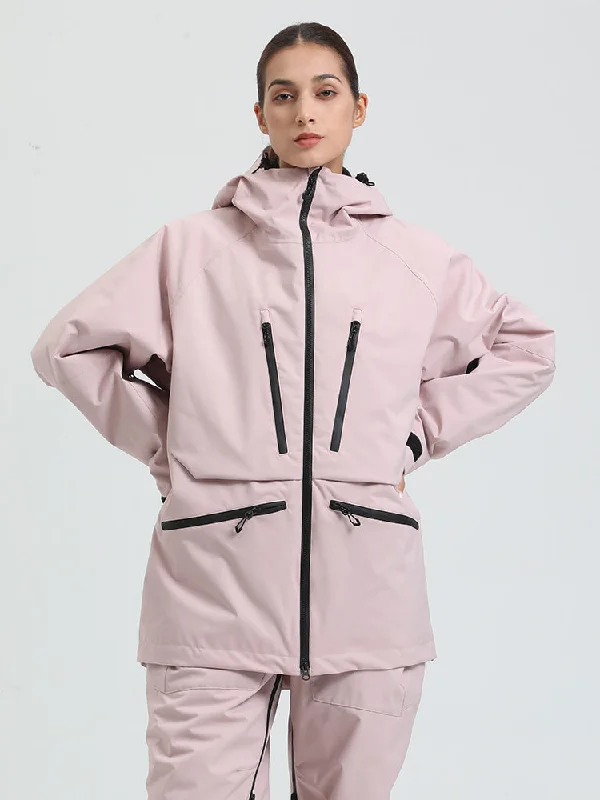Women's Gsou Snow Durable Mountain Pro All Function Cargo Snow Jacket Front Pockets Side Pockets Patch Pockets Women's Gsou Snow Durable Mountain Pro All Function Cargo Snow Jacket Front Pockets Side Pockets Patch Pockets