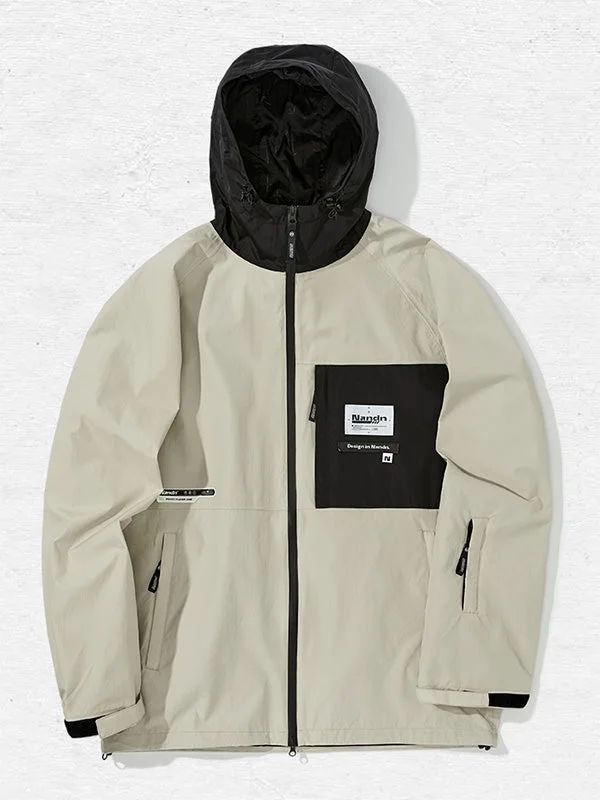 Women's Nandn Shieldair Snowboard Jacket Trench Coat Raincoat Waterproof Jacket