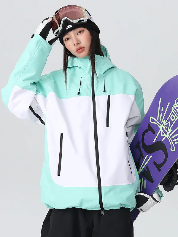 Women's Searipe Retro Vibe Color Block Baggy Snow Jacket Lace Jacket Ribbed Jacket Sequined Jacket Women's Searipe Retro Vibe Color Block Baggy Snow Jacket Lace Jacket Ribbed Jacket Sequined Jacket