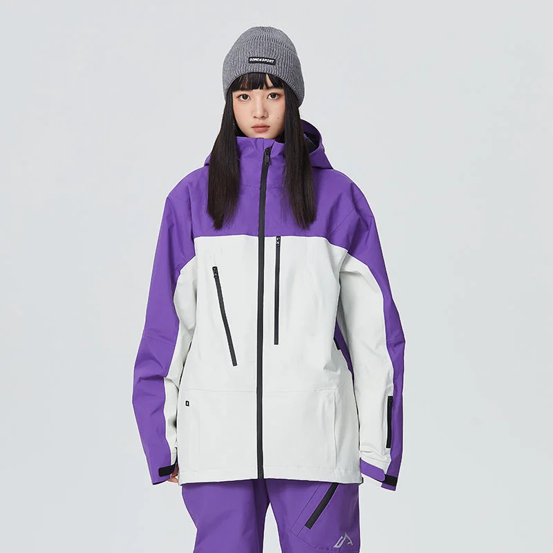 Women's Searipe Snow Pioneer Mountain Snowboard Jacket Tiered Jacket Buttoned Jacket Zippered Jacket Women's Searipe Snow Pioneer Mountain Snowboard Jacket Tiered Jacket Buttoned Jacket Zippered Jacket