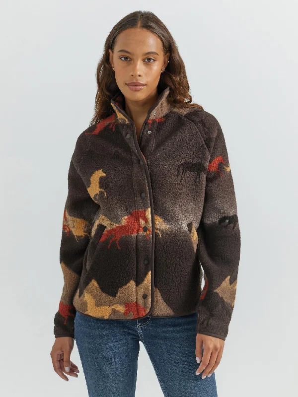Wrangler Desert Horse Women's Jacket Sherpa Appliqued Jacket Beaded Jacket Sequined Jacket Wrangler Desert Horse Women's Jacket Sherpa Appliqued Jacket Beaded Jacket Sequined Jacket